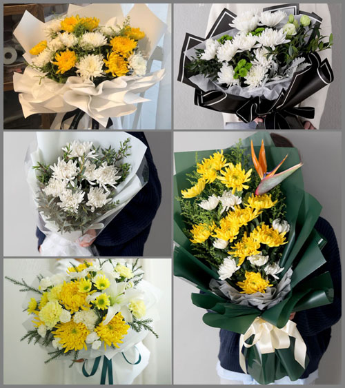 贵州毕节市黔西县沙井乡白事花束代送